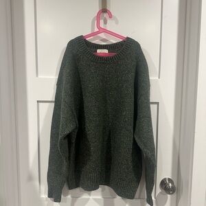 Cozy Green Knit Sweater